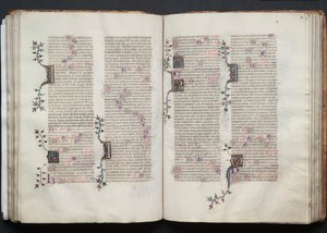 Gothajský misál: Fol. 72r, Text, c. 1375. od Master of the Boqueteaux