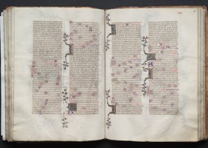 Gothajský misál: Fol. 80r, Text, c. 1375. od Master of the Boqueteaux