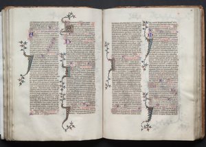 Gothajský misál: Fol. 82r, Text, c. 1375. od Master of the Boqueteaux