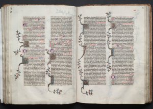 Gothajský misál: Fol. 84r, Text, c. 1375. od Master of the Boqueteaux