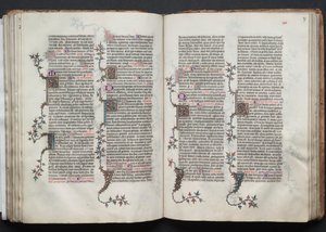 Gothajský misál: Fol. 87r, Text , c. 1375. od Master of the Boqueteaux