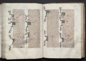 Gothajský misál: Fol. 90r, Text, c. 1375. od Master of the Boqueteaux