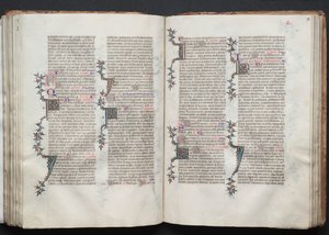 Gothajský misál: Fol. 93r, Text, c. 1375. od Master of the Boqueteaux
