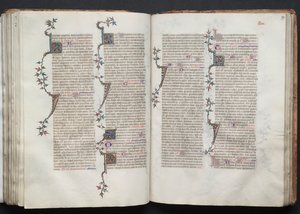Gothajský misál: Fol. 99r, Text, c. 1375. od Master of the Boqueteaux