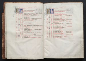 Gothajský misál: Fol. 9v, text, c. 1375.