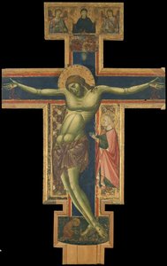 Krucifix od Master of the Borgo Crucifix