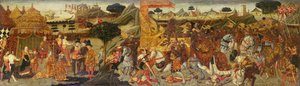 Bitva o Issus od Master of the Brucianesi