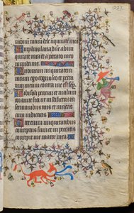 Hodiny Karla Šlechetného, navarrského krále (1361-1425): fol. 112r, Text od Master of the Brussels Initials and Associates