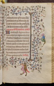 Hodiny Karla Šlechetného, navarrského krále (1361-1425): fol. 270r, Text od Master of the Brussels Initials and Associates