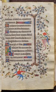 Hodiny Karla Šlechetného, navarrského krále (1361-1425): fol. 56r, Text od Master of the Brussels Initials and Associates