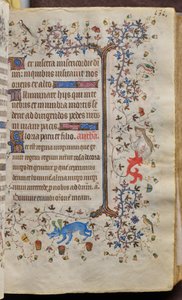 Hodiny Karla Šlechetného, navarrského krále (1361-1425): fol. 66r, Text od Master of the Brussels Initials and Associates