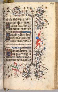 Hodiny Karla Vznešeného, krále navarrského 1361-1425: fol. 194r, Text, c. 1405.