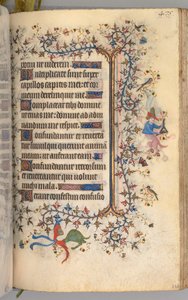 Hodiny Karla Vznešeného, krále navarrského 1361-1425: fol. 232r, Text, c. 1405.
