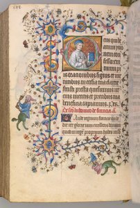 Hodiny Karla Vznešeného, krále navarrského 1361-1425, fol. 293v, St. Yoon, c. 1405.