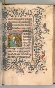 Hodiny Karla Vznešeného, krále navarrského 1361-1425, fol. 297r, sv. 1405. od Master of the Brussels Initials and Associates