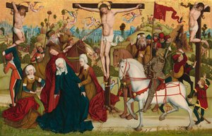 Kalvárie, c. 14701480. od Master of the Death of Saint