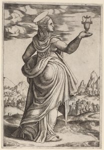 Magdalena od Master of the Die after Follower of Raphael