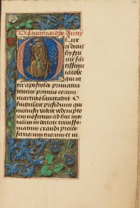 Počáteční písmeno O: Svatý Jakub Větší od Master of the Dresden Prayer Book