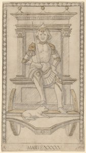 Marte (březen) od Master of the E Series Tarocchi