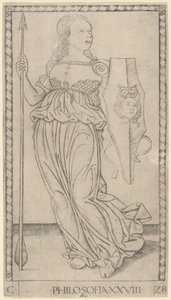 Philosofia (filosofie) od Master of the E-Series Tarocchi