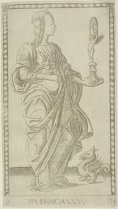 Prudence, deska 35 od Genii and Virtues