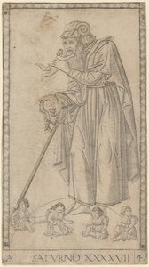 Saturno (Saturn) od Master of the E Series Tarocchi