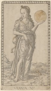 Urania od Master of the E Series Tarocchi