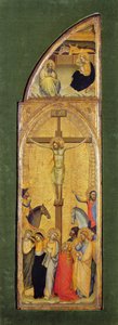 Ukřižování (olej na desce) od Master of the Fabriano Altarpiece (attr. to)