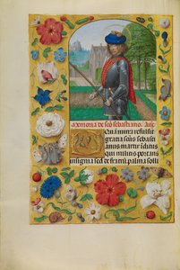 Svatý Sebastian od Master of the First Prayer Book of Maximilian