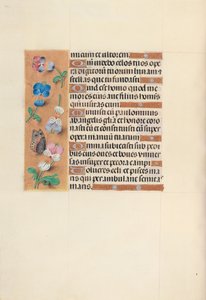 Hodiny španělské královny Isabely Katolické:  Fol. 100v od Master of the First Prayerbook of Maximillian