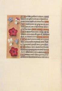 Hodiny královny Isabely Katolické, královny Španělska: Fol. 101v, c. 1500. od Master of the First Prayerbook of Maximillian