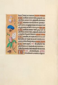 Hodiny královny Isabely Katolické, královny Španělska: Fol. 118v, c. 1500. od Master of the First Prayerbook of Maximillian