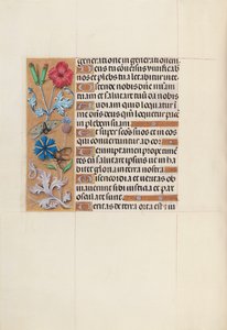Hodiny královny Isabely Katolické, královny Španělska: Fol. 128v, c. 1500. od Master of the First Prayerbook of Maximillian
