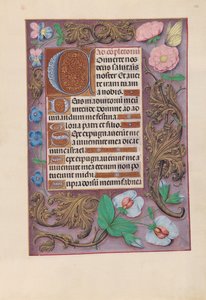 Hodiny královny Isabely Katolické, královny Španělska: Fol. 155r, c. 1500. od Master of the First Prayerbook of Maximillian