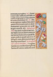 Hodiny královny Isabely Katolické, královny Španělska: Fol. 166r, c. 1500. od Master of the First Prayerbook of Maximillian