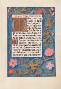 Hodiny královny Isabely Katolické, královny Španělska: Fol. 168r, c. 1500. od Master of the First Prayerbook of Maximillian