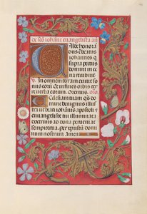 Hodiny královny Isabely Katolické, královny Španělska: Fol. 172r, c. 1500. od Master of the First Prayerbook of Maximillian