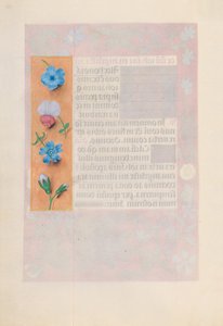 Hodiny královny Isabely Katolické, královny Španělska: Fol. 172v, c. 1500. od Master of the First Prayerbook of Maximillian