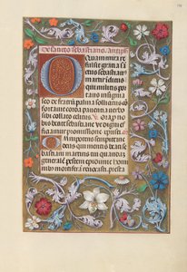 Hodiny královny Isabely Katolické, královny Španělska: Fol. 178r, c. 1500. od Master of the First Prayerbook of Maximillian