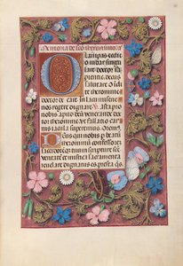 Hodiny královny Isabely Katolické, královny Španělska: Fol. 186r, c. 1500. od Master of the First Prayerbook of Maximillian