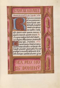 Hodiny královny Isabely Katolické, královny Španělska: Fol. 198r, c. 1500. od Master of the First Prayerbook of Maximillian