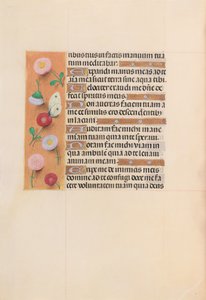 Hodiny královny Isabely Katolické, královny Španělska: Fol. 209v, c. 1500. od Master of the First Prayerbook of Maximillian
