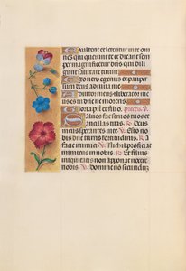 Hodiny královny Isabely Katolické, královny Španělska: Fol. 215v, c. 1500. od Master of the First Prayerbook of Maximillian