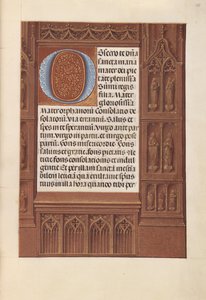 Hodiny královny Isabely Katolické, královny Španělska: Fol. 258r, c. 1500. od Master of the First Prayerbook of Maximillian