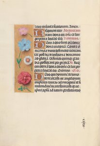 Hodiny královny Isabely Katolické, královny Španělska: Fol. 26v, c. 1500. od Master of the First Prayerbook of Maximillian