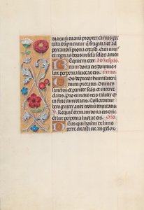 Hodiny královny Isabely Katolické, královny Španělska: Fol. 28v, c. 1500. od Master of the First Prayerbook of Maximillian