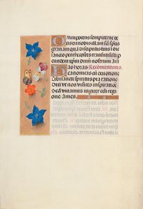 Hodiny královny Isabely Katolické, královny Španělska: Fol. 36v, c. 1500. od Master of the First Prayerbook of Maximillian