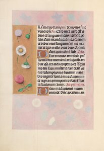 Hodiny královny Isabely Katolické, královny Španělska: Fol. 44V, c. 1500. od Master of the First Prayerbook of Maximillian