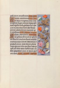 Hodiny královny Isabely Katolické, královny Španělska: Fol. 51r, c. 1500. od Master of the First Prayerbook of Maximillian