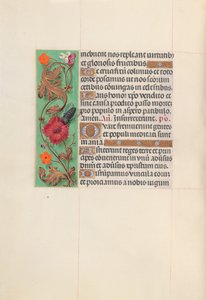 Hodiny královny Isabely Katolické, královny Španělska: Fol. 52v, c. 1500. od Master of the First Prayerbook of Maximillian